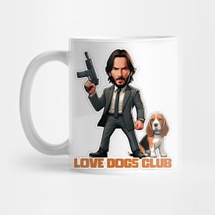 LOVE DOG (Gun) CLUB Mug